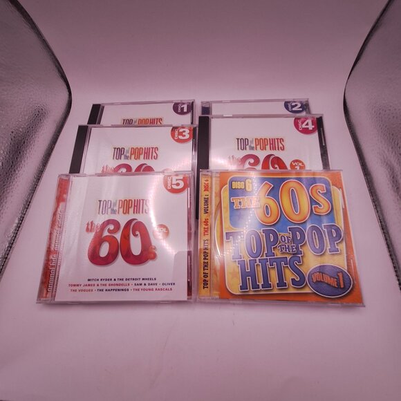 TOP OF THE POP HITS THE 60S VOLUME 1 (6) CD SET IN ORIGINAL BOX MULTIPLE ARTISTS - Picture 3 of 10